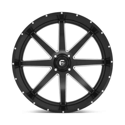 Fuel Offroad D538 MAVERICK UTV Matte Black Milled 30x6 +1 4x156mm 132mm