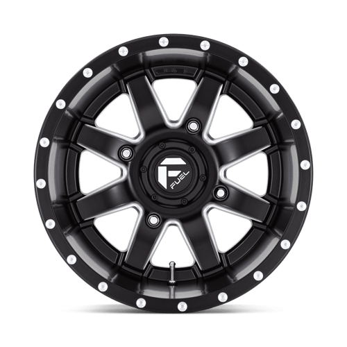 Fuel Offroad D538 MAVERICK UTV Matte Black Milled 15x10 0 4x137mm 110.1mm