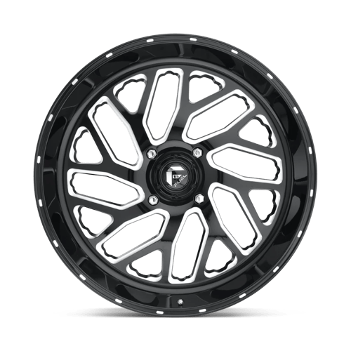 Fuel Offroad D581 TRITON UTV Gloss Black Milled 24x7 +13 4x156mm 132mm