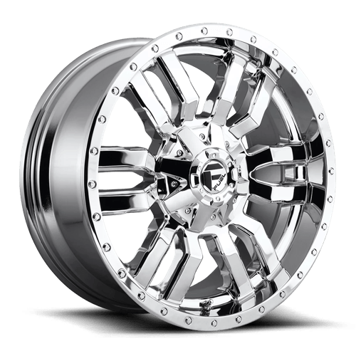 Fuel Offroad D631 SLEDGE Chrome Plated 20x10 -18 8x165.1mm 125.1mm