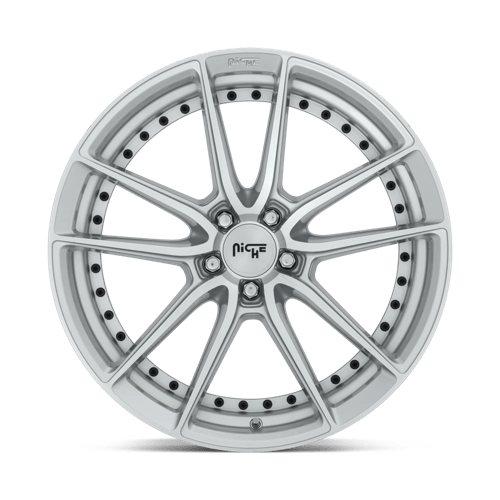 Niche M221 DFS Gloss Silver Machined 20x10.5 +40 5x114.3mm 72.6mm