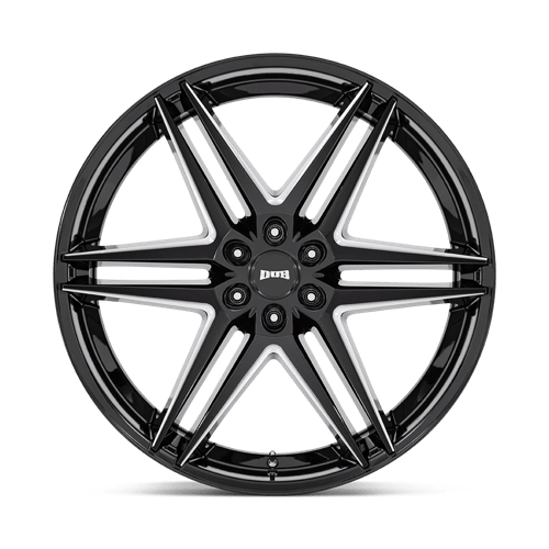 DUB S267 DIRTY DOG Glossy Black Milled 26x10 +25 6x139.7mm 106.1mm