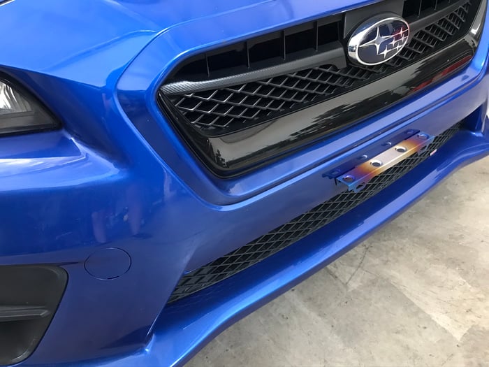 Chasing JS Subaru 15-21 WRX/STI License Plate Bracket