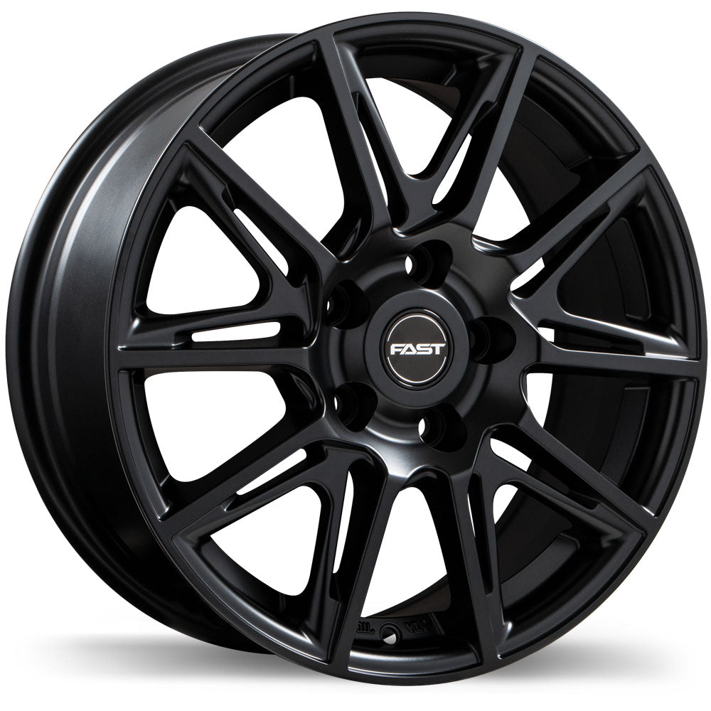 Fast Wheels Switch Satin Black 16x6.5 +38 5x114.3mm 66.1mm
