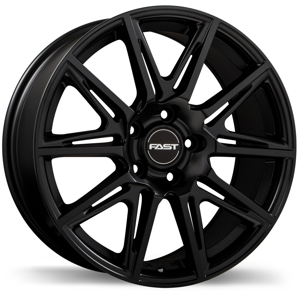 Fast Wheels Switch Satin Black 17x7.5 +45 5x120mm 64.1mm