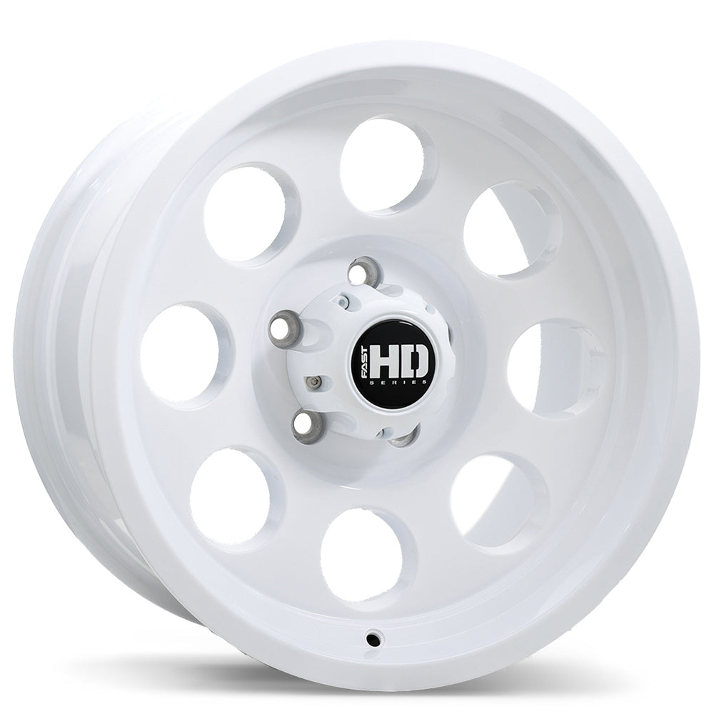 Fast HD Detour Gloss White 17x9 0 5x127mm 87.1mm