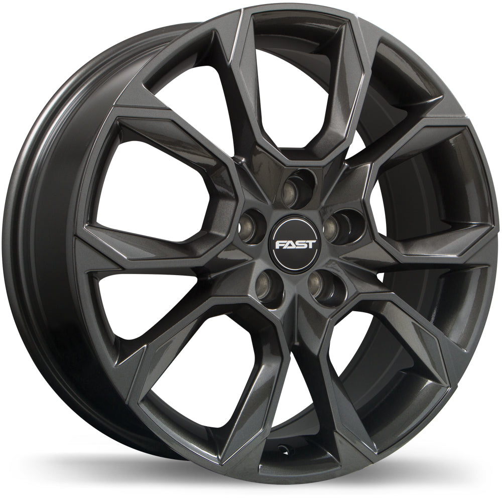 Fast Wheels Aventure Gloss Gunmetal 16x6.5 +45 5x100mm 56.1mm