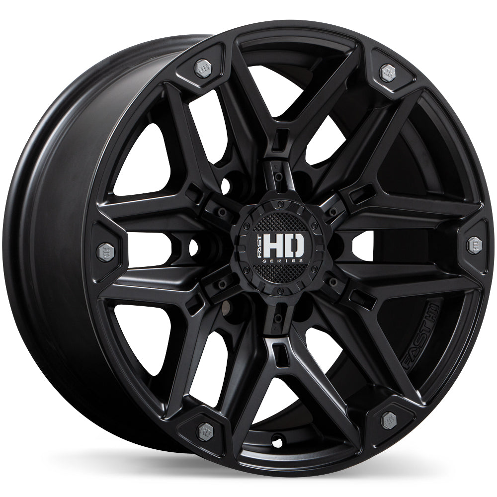 Fast HD RECON Satin Black Anthracite 17x8 +20 6x139.7mm 78.0mm