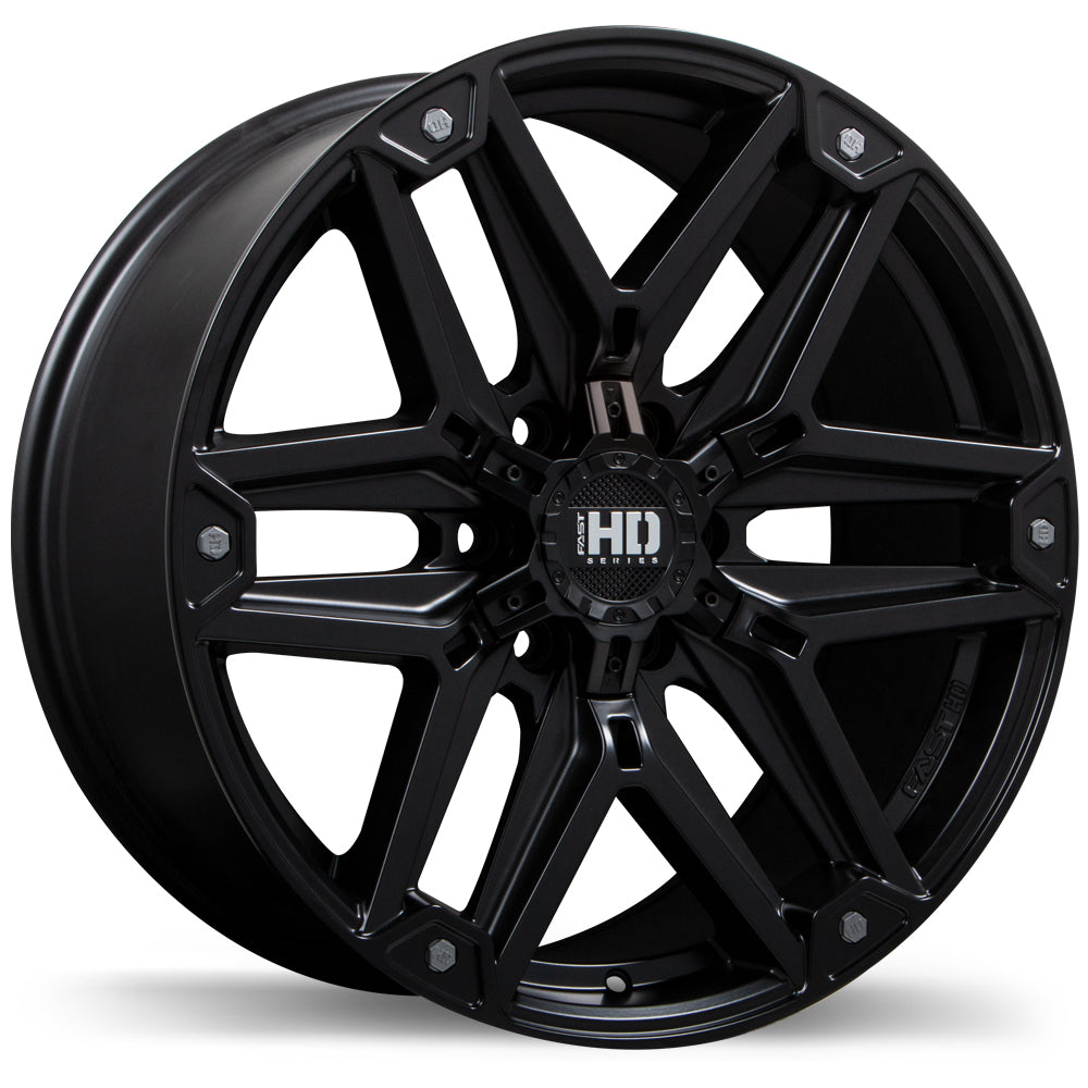 Fast HD RECON Satin Black Anthracite 18x9 +25 6x135mm 87.1mm