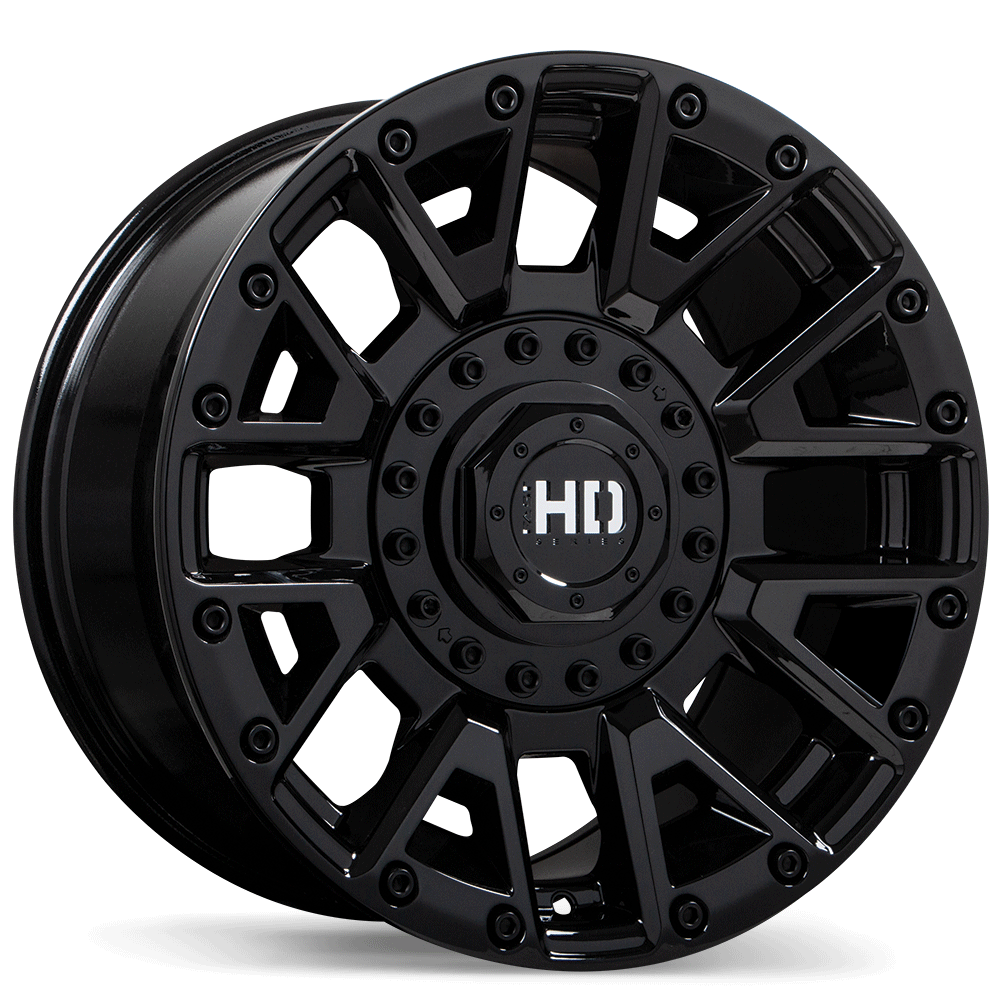 Fast HD Knuckles Gloss Black 22x10 0 5x127|5x139.7mm 78.0mm