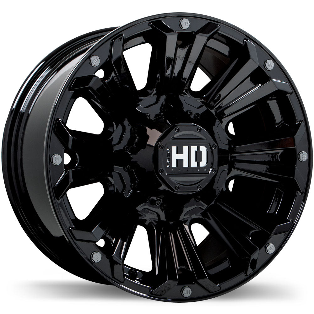 Fast HD AMMO Gloss Black 16x8 +10 6x139.7mm 106.1mm