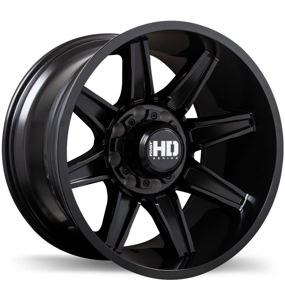 Fast HD HAVOK Satin Black 20x12 -44 8x180mm 124.4mm