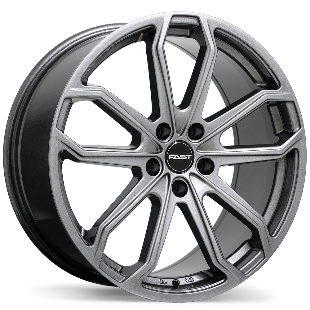 Fast Wheels Impression Titanium 18x8 +45 5x120mm 64.1mm