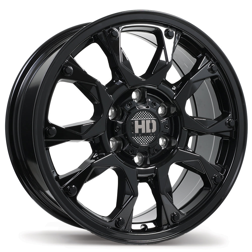 Fast HD Tactical Gloss Black 18x8 +24 6x139.7mm 78.0mm
