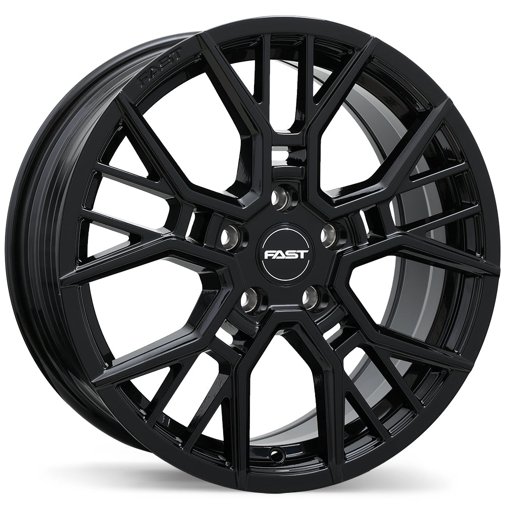 Fast Wheels Spectre Gloss Black 17x7.5 +50 5x112mm 66.6mm