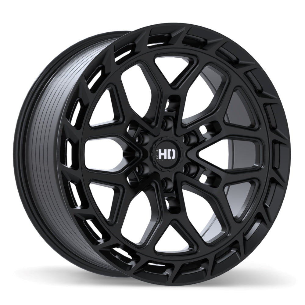 Fast HD Phantom Satin Black 22x9.5 +20 6x139.7mm 93.1mm