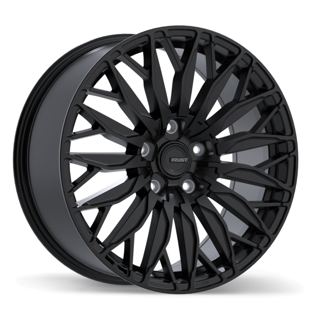 Fast Wheels Onyx Satin Black 19x8.5 +40 5x108mm 63.4mm