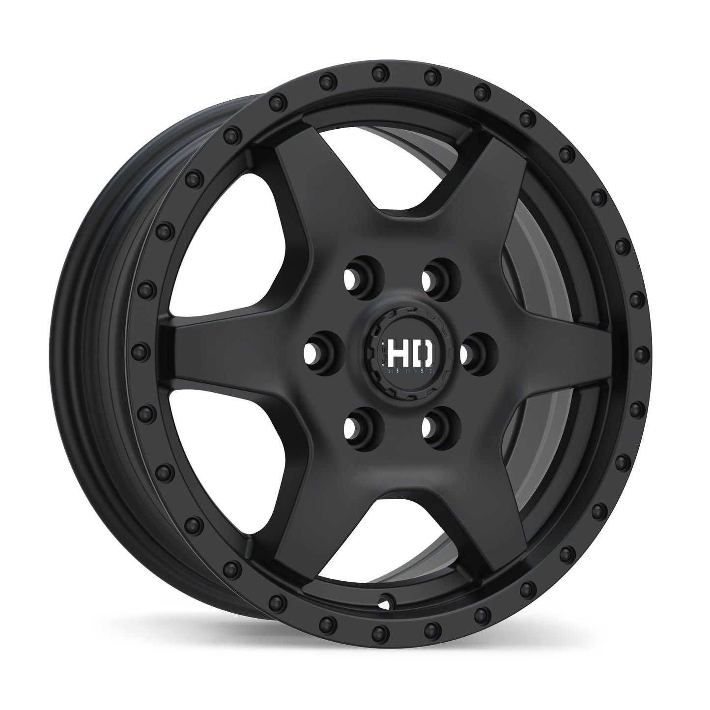 Fast HD Stax Satin Black 16x6.5 +54 6x130mm 84.1mm