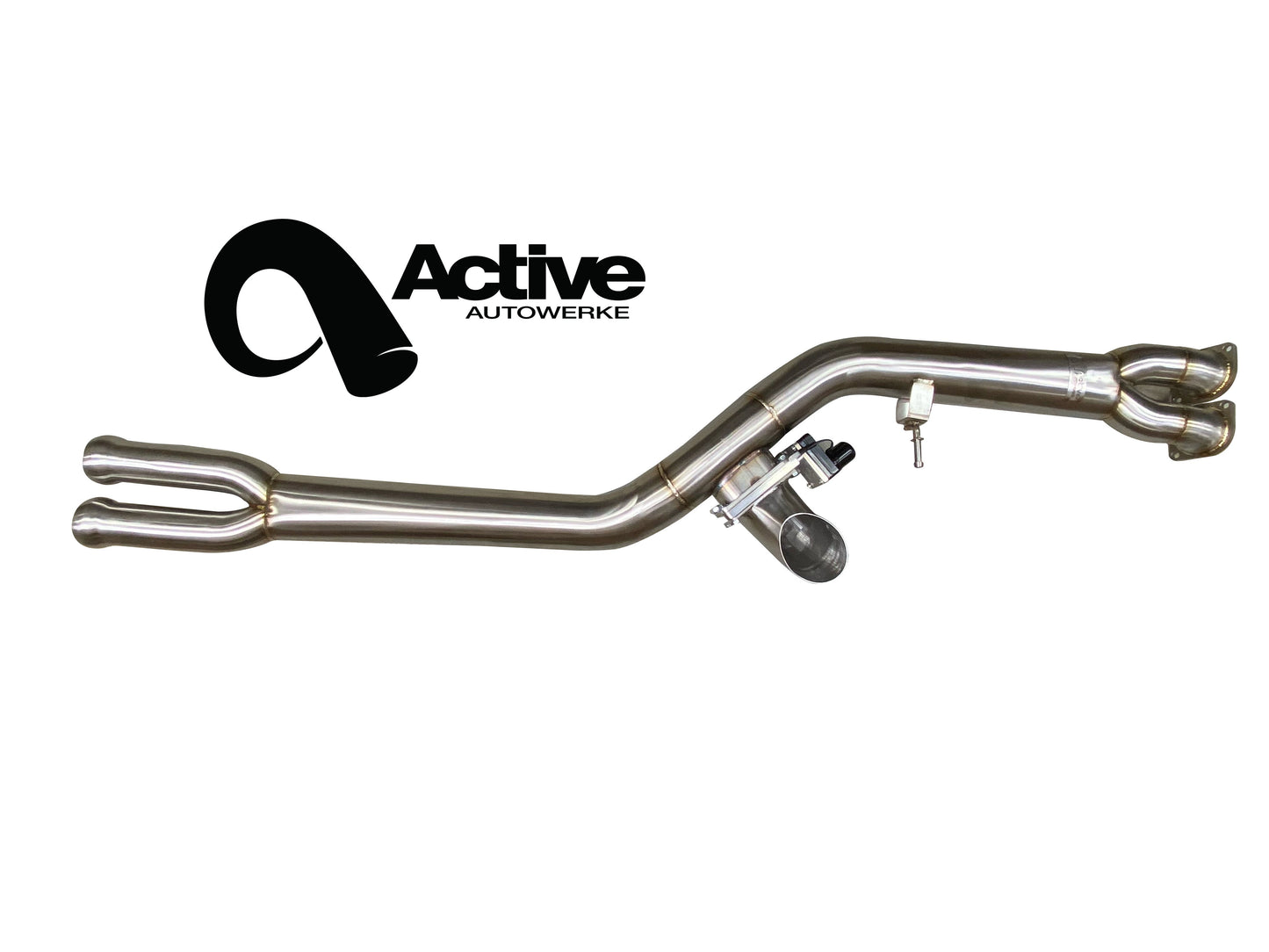 F8X BMW M3 & M4 Mid Pipe includes Active F-brace