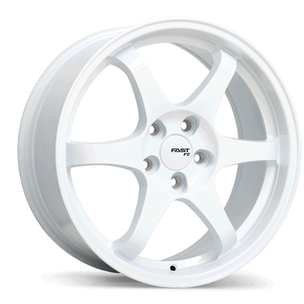 Fast Wheels FC09 Gloss White 18x8 +45 5x115mm 72.6mm