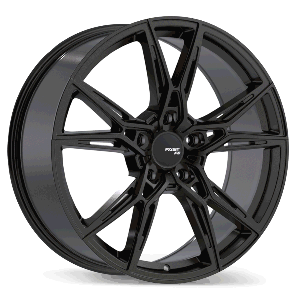 Fast Wheels FC10 Gloss Black Anthracite 20x9.5 +35 5x115mm 71.5mm