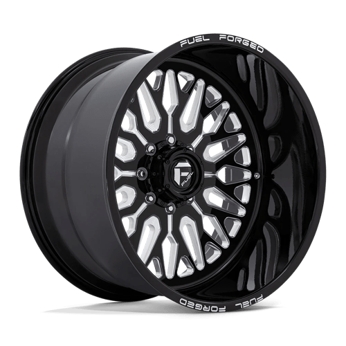 Fuel Offroad FF109 Gloss Black Mill-mach 20x10 -25 8x165.1mm 117mm