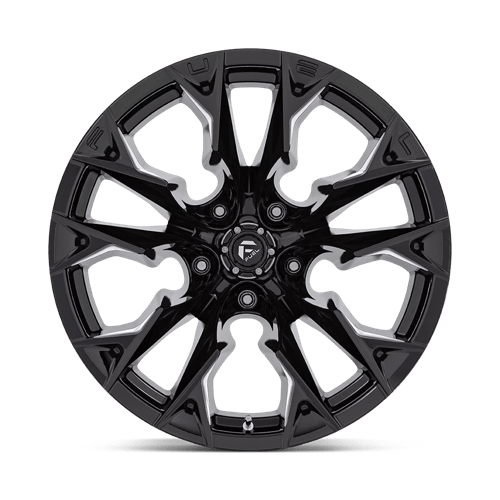 Fuel Offroad D803 FLAME Gloss Black Milled 20x12 -44 5x139.7mm 78.1mm