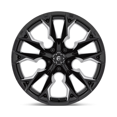 Fuel Offroad D803 FLAME Gloss Black Milled 22x12 -44 5x139.7mm 78.1mm