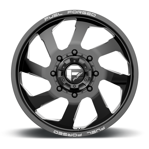 Fuel Offroad DD39 FF39D Gloss Black Milled 20x8.25 +105 8x200mm 142mm