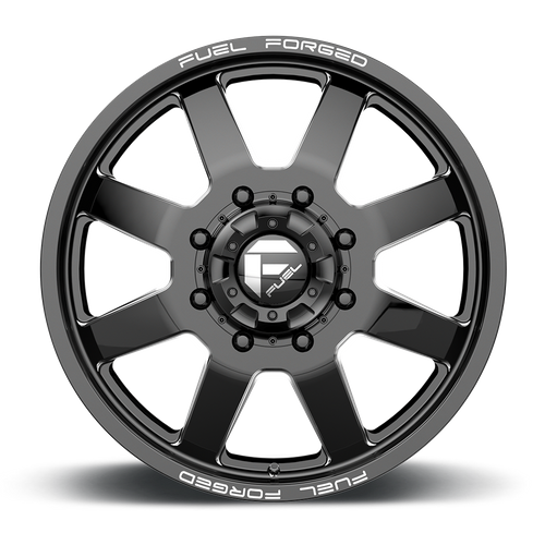 Fuel Offroad DE09 FF09D Matte Black Milled 20x8.25 +105 8x210mm 154.3mm
