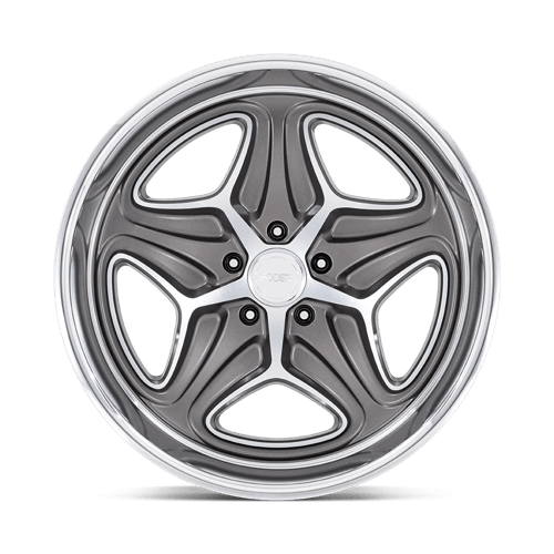 Foose F172 MERLOT Anthracite Machined 22x9 +15 5x127mm 78.1mm