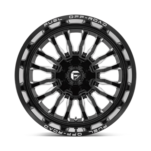 Fuel Offroad D795 ARC Gloss Black Milled 22x12 -44 5x114.3|5x127mm 78.1mm