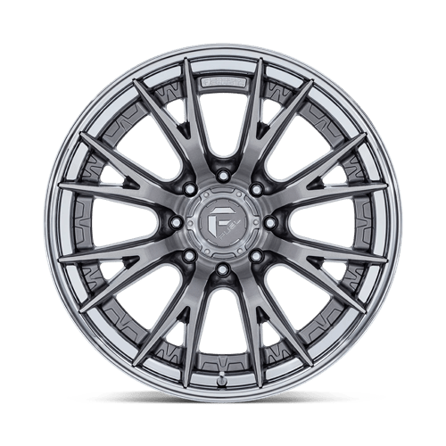 Fuel Offroad FC402 CATALYST Platinum W/ Chrome Lip 20x9 +1 8x180mm 124.2mm