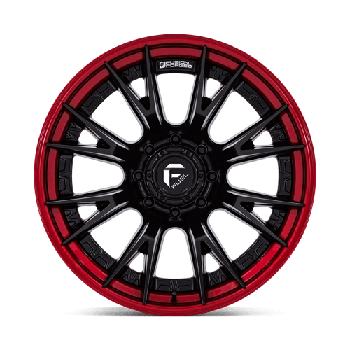 Fuel Offroad FC402 CATALYST Matte Black W/ Candy Red Lip 20x9 +1 8x170mm 125.1mm