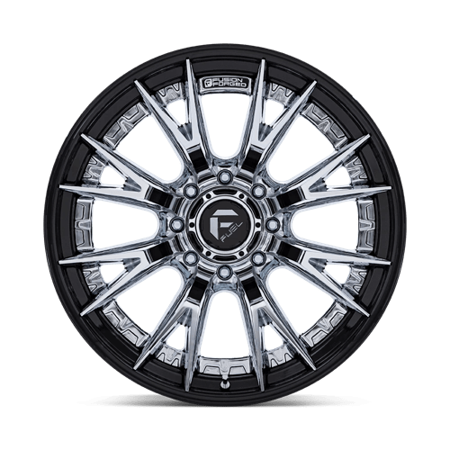 Fuel Offroad FC402 CATALYST Chrome W/ Gloss Black Lip 22x12 -44 8x165.1mm 125.1mm