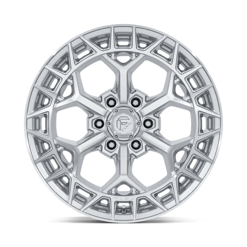 Fuel Offroad FC873 CHARGER Gloss Silver W/ Machined Face 17x9 +1 5x127mm 71.5mm