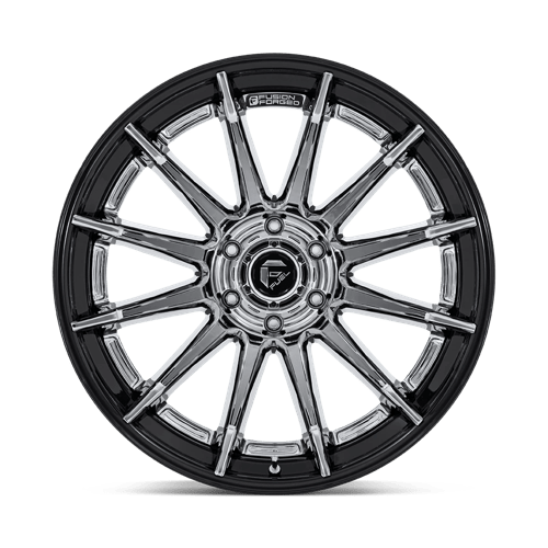 Fuel Offroad FC403 BURN Chrome W/ Gloss Black Lip 24x12 -44 6x135mm 87.1mm