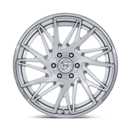 Fuel Offroad FC405 DYNAMO Gloss Silver Brushed W/ Chr-lp 20x9 +1 5x127mm 71.5mm