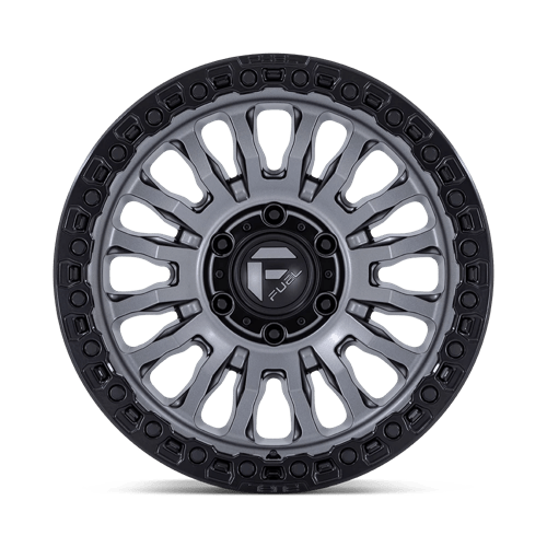 Fuel Offroad FC857 RINCON Matte Gunmetal W/ M-black Lip 17x9 +1 8x180mm 124.2mm