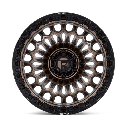 Fuel Offroad FC870 SINISTER Matte Bronze W/ M-blk Lip 20x10 -18 6x135mm 87.1mm