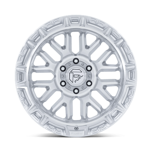 Fuel Offroad FC890 RAIL Gloss Silver W/ Machined Face 17x9 +1 5x127mm 71.5mm
