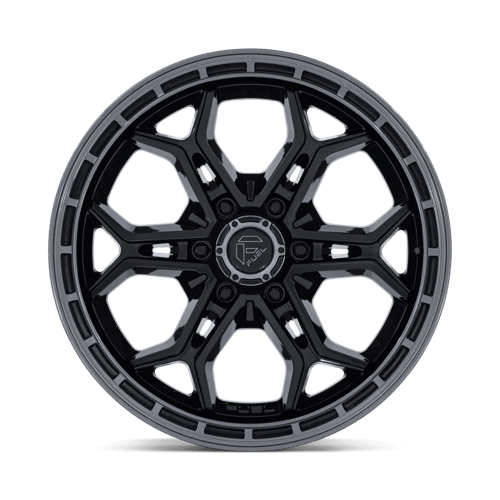 Fuel Offroad FC896 HEATHEN Gloss Black Gloss Gunmetal Lip 20x9 +1 6x139.7mm 106.1mm