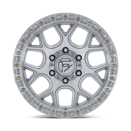 Fuel Offroad FC908 PUMA Gloss Silver W/ Machined Face 17x9 +1 5x127mm 71.5mm