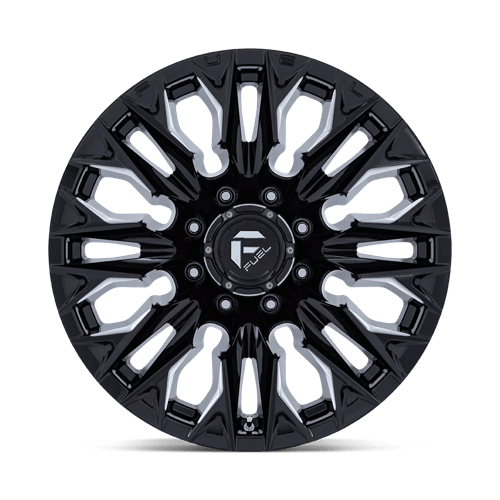 Fuel Offroad D803 FLAME Gloss Black Milled 20x9 +20 8x165.1mm 125.1mm