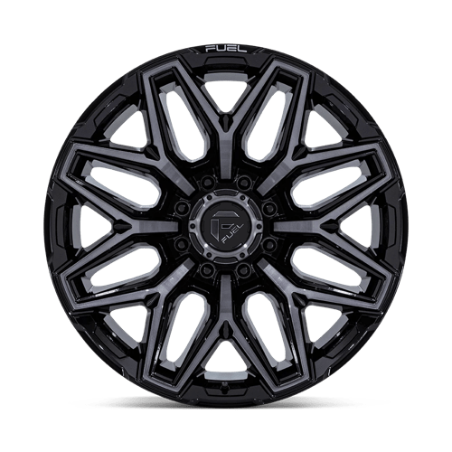 Fuel Offroad FLUX Gloss Black Brush Fc Gray Dddt 22x10 -18 8x170mm 125.1mm