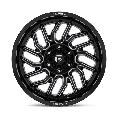 Fuel Offroad D807 HURRICANE Gloss Black Milled 20x10 -18 6x139.7mm 106.1mm