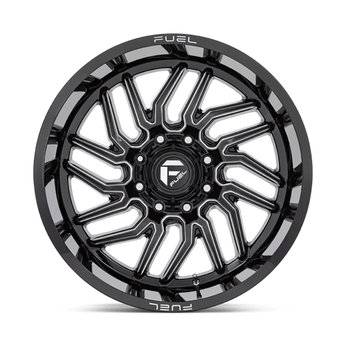 Fuel Offroad D807 HURRICANE Gloss Black Milled 20x9 +1 5x139.7mm 78.1mm