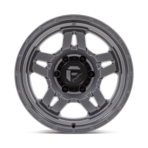 Fuel Offroad D801 OXIDE Matte Gunmetal 17x8.5 -10 6x139.7mm 106.1mm