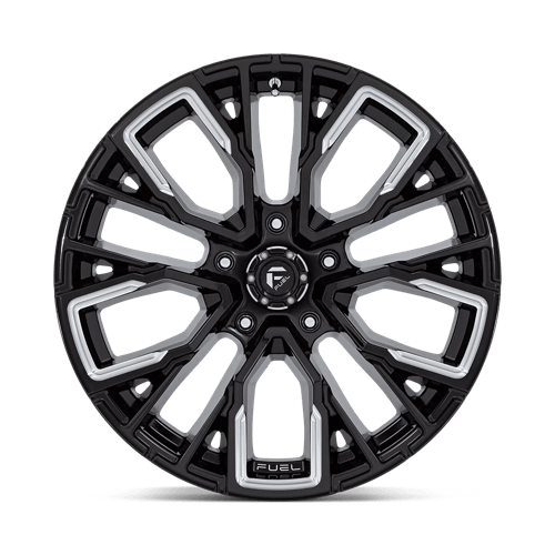 Fuel Offroad D849 REBAR Gloss Black Milled 20x10 -18 5x139.7mm 78.1mm