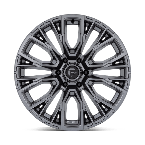 Fuel Offroad D848 REBAR Matte Gunmetal 17x9 +1 6x135mm 87.1mm